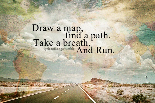 draw a map and run
