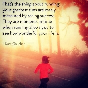 Thing about running