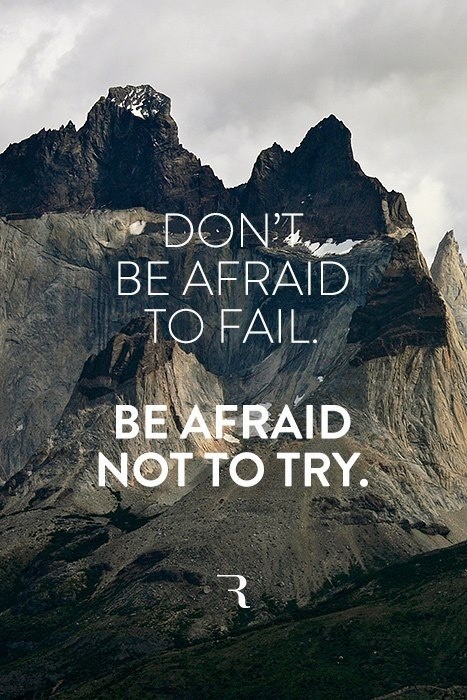 Don't be afraid